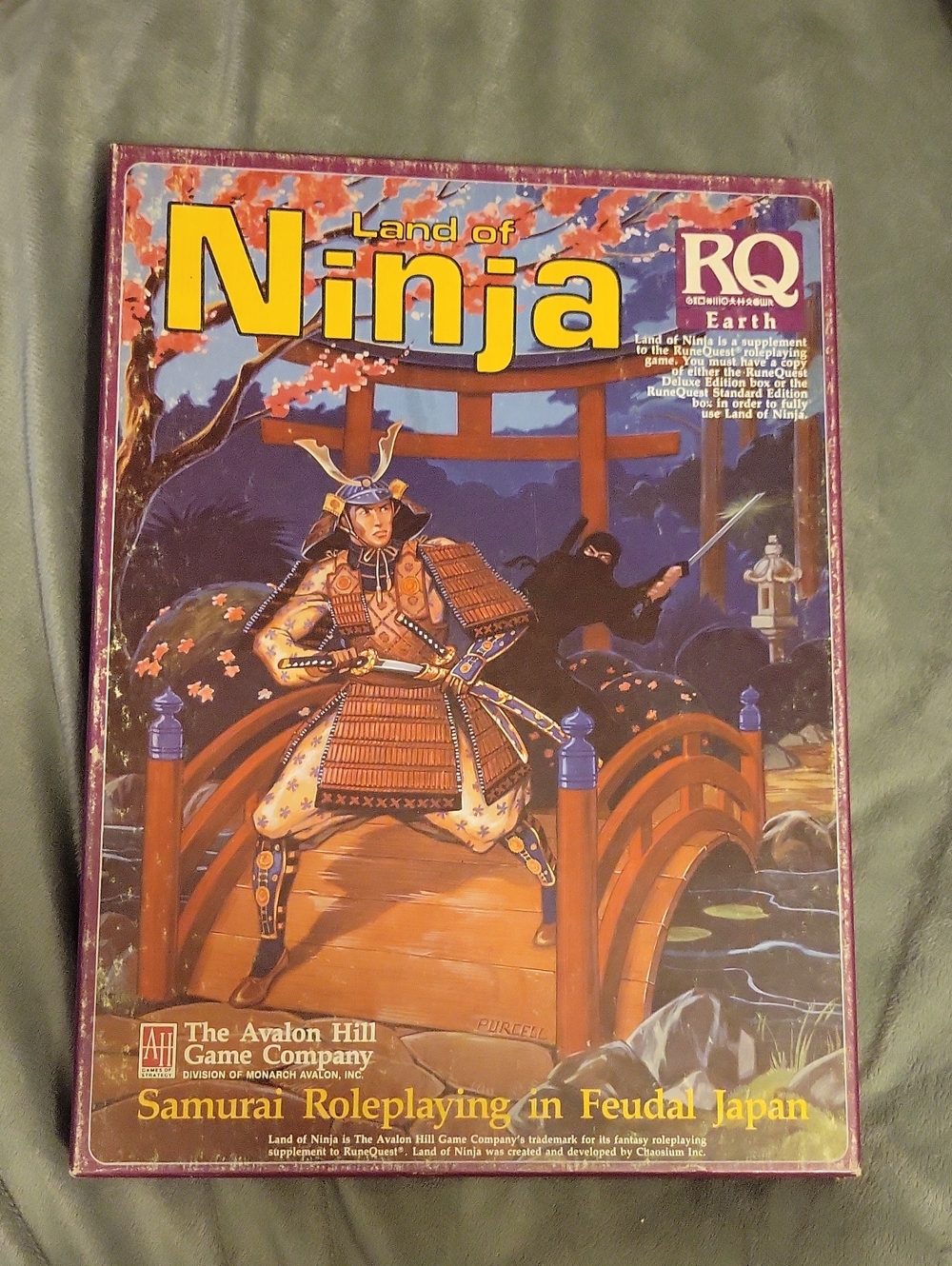 Land of Ninja Samurai Roleplaying Game - Purple